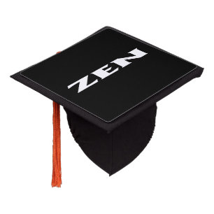 Toque De Diplômé Casquette noire blanche Zen