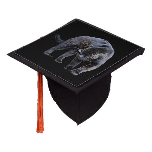 Toque De Diplômé Casquette noire Jaguar Diablo