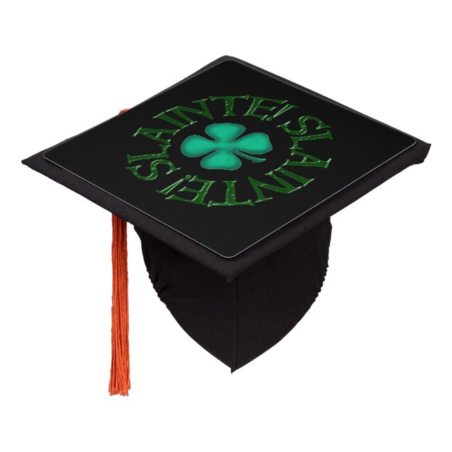 Toque De Diplômé Casquette noire Slainte (Incliné)