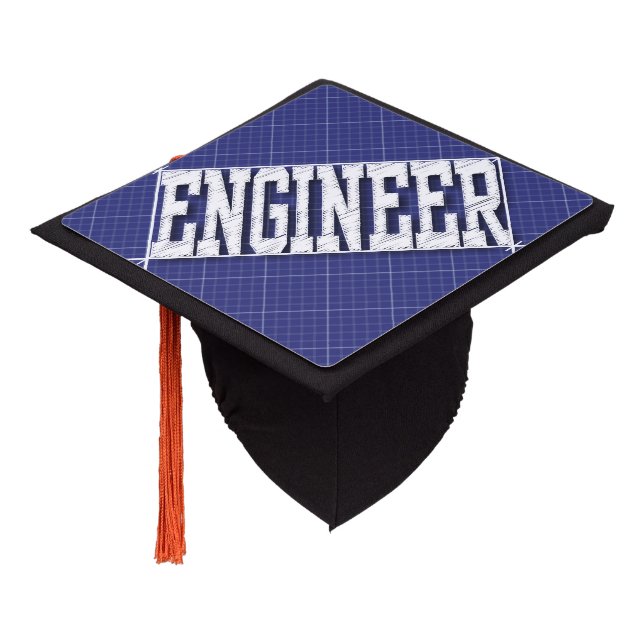 Toque De Diplômé Casquette Topper d'obtention du diplôme de diplôme (Incliné)