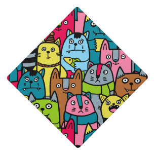 Toque De Diplômé Cat et kitten