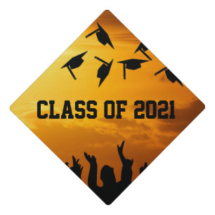 Toque De Diplômé Catégorie de 2021 Graduation Graduation Cap Topper