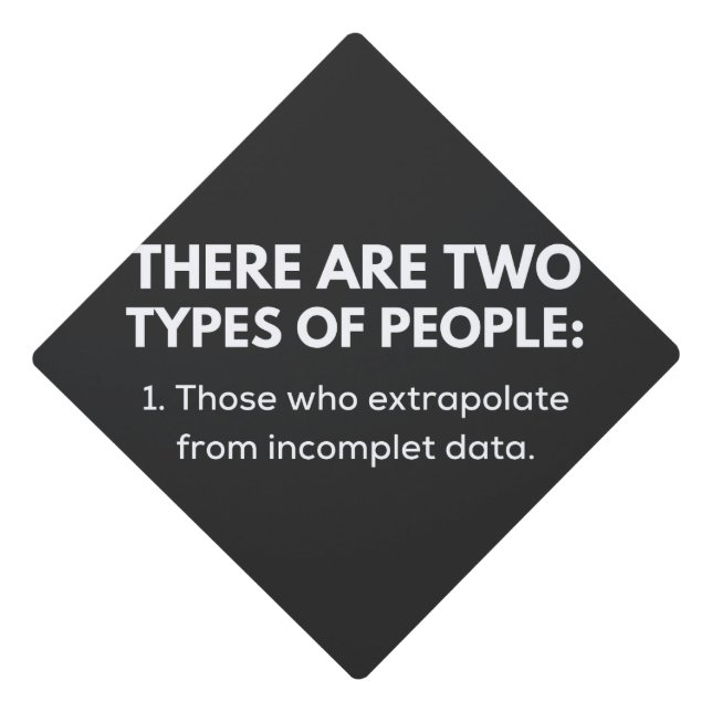 Toque De Diplômé Ceux qui extrapolent à partir de données incomplèt (Devant)