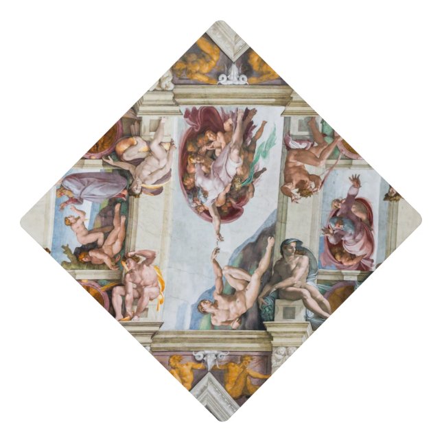 Toque De Diplômé Chapelle Sixtine Michelangelo - Vatican, Rome, Ita (Devant)