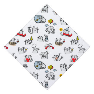 Toque De Diplômé Chats amusants, lait et magie.