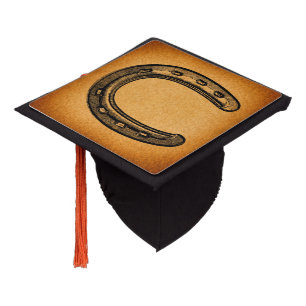 Toque De Diplômé Chaussure de fer à cheval Vintage Western Horse S