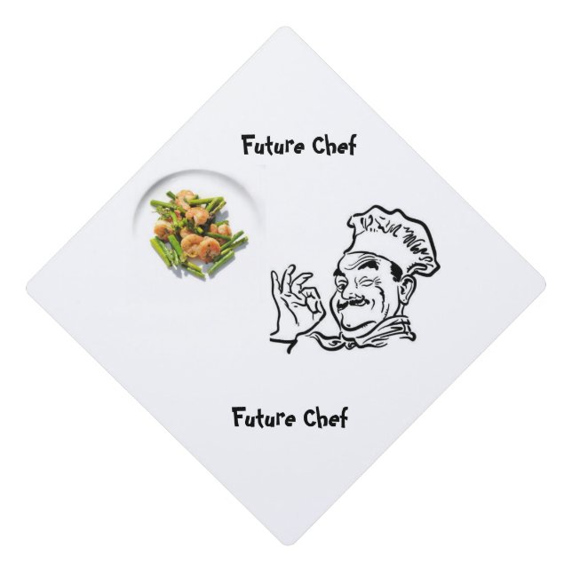 Toque De Diplômé Chef de sujet casquette (Devant)