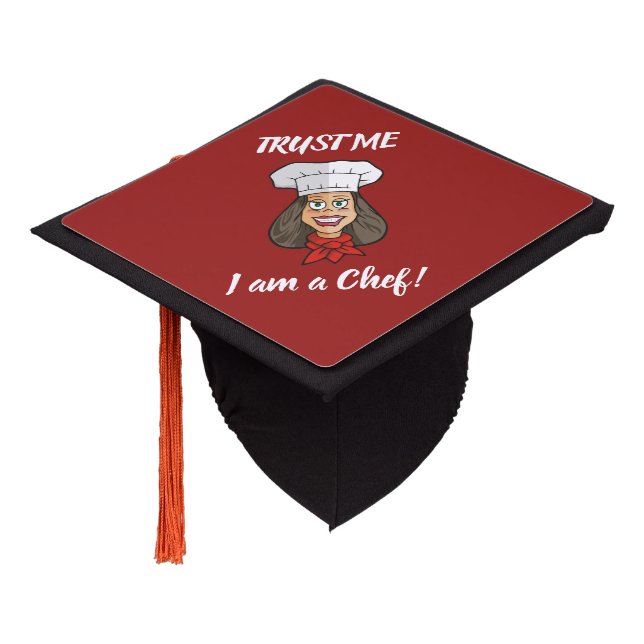 Toque De Diplômé Chef femme (Incliné)