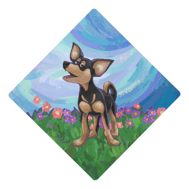 Toque De Diplômé Chihuahua Cadeaux et accessoires (Devant)