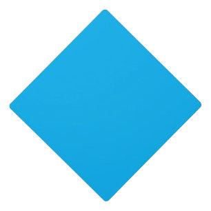 Toque De Diplômé Ciel bleu, Cérulean brillant Tassel Topper