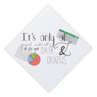 Toque De Diplômé Citation de données et de graphiques amusants