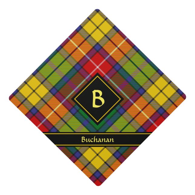 Toque De Diplômé Clan Buchanan Tartan (Devant)