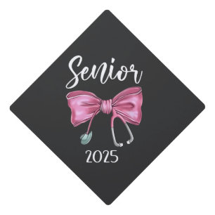 Toque De Diplômé Classe Coquette Senior 2025 de 2025 de vaches rose