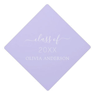 Toque De Diplômé Classe de 2023 Lavender Purple Simple Graduate