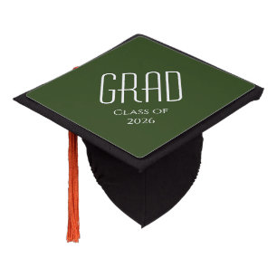 Toque De Diplômé Classe de 2024 Green Graduation