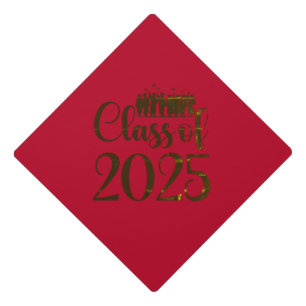 Toque De Diplômé Classe de 2025 Graduation Personnalisée