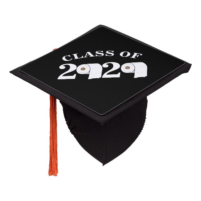 Toque De Diplômé classe de rouleau de papier toilette de 2020 drôle (Incliné)