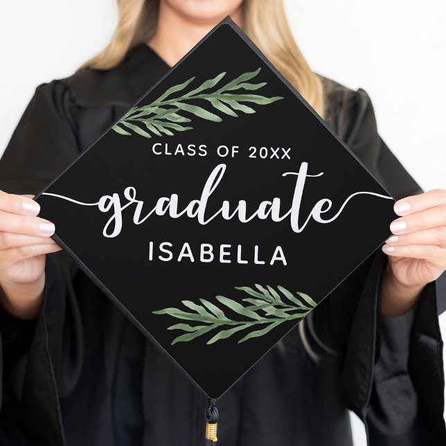 Toque De Diplômé Classe de verdure de la calligraphie des diplômés  (Créateur téléchargé)