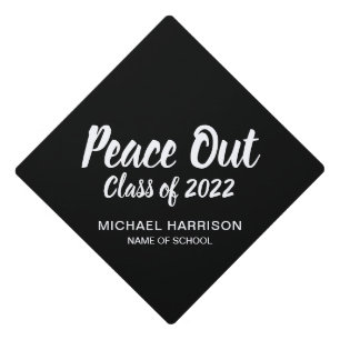 Toque De Diplômé Classe Peace Out de 2022