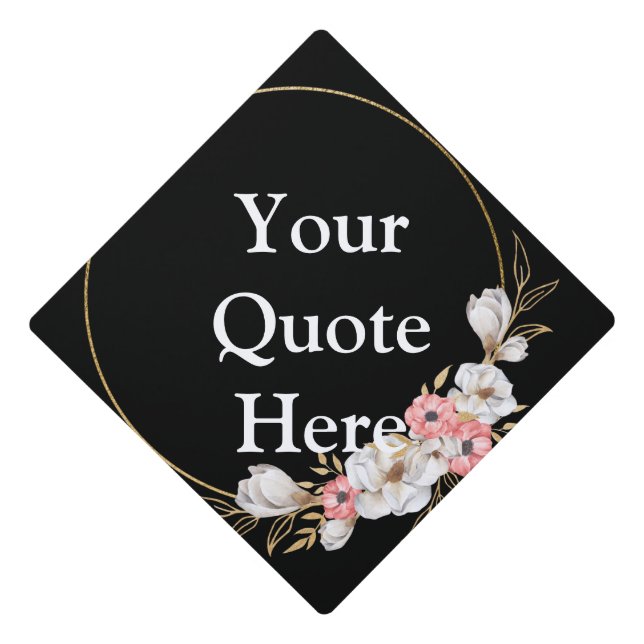 Toque De Diplômé Classement personnalisé Année de Graduation Capsul (Devant)