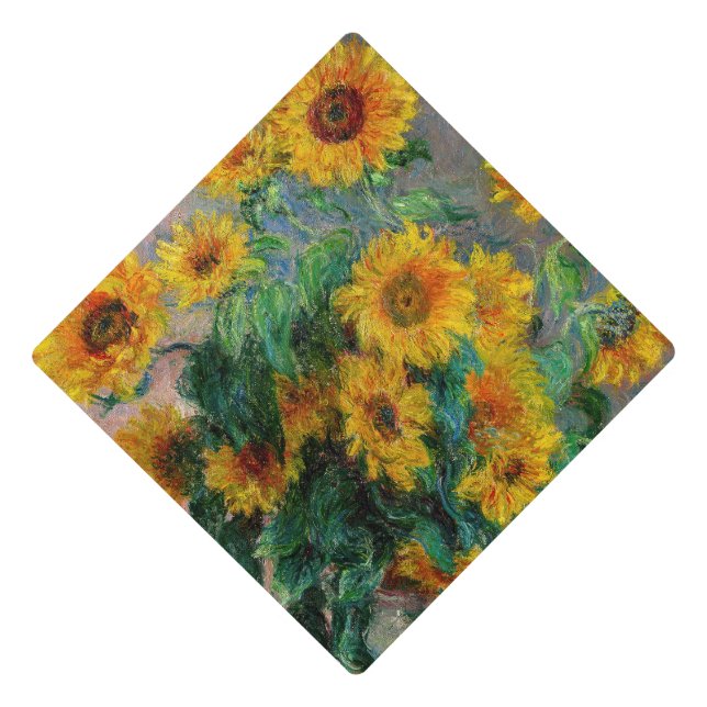 Toque De Diplômé Claude Monet - Bouquet de tournesols (Devant)