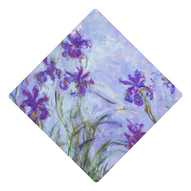 Toque De Diplômé Claude Monet - Lilac Irises / Iris Mauves (Devant)