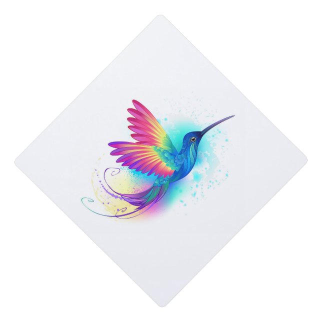 Toque De Diplômé Colibri arc-en-ciel exotique (Devant)