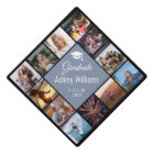 Collage Photo Personnalisé Dusty Blue Trendy Scrip