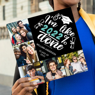 Toque De Diplômé Collage photo personnalisé plaisir personnalisé J'