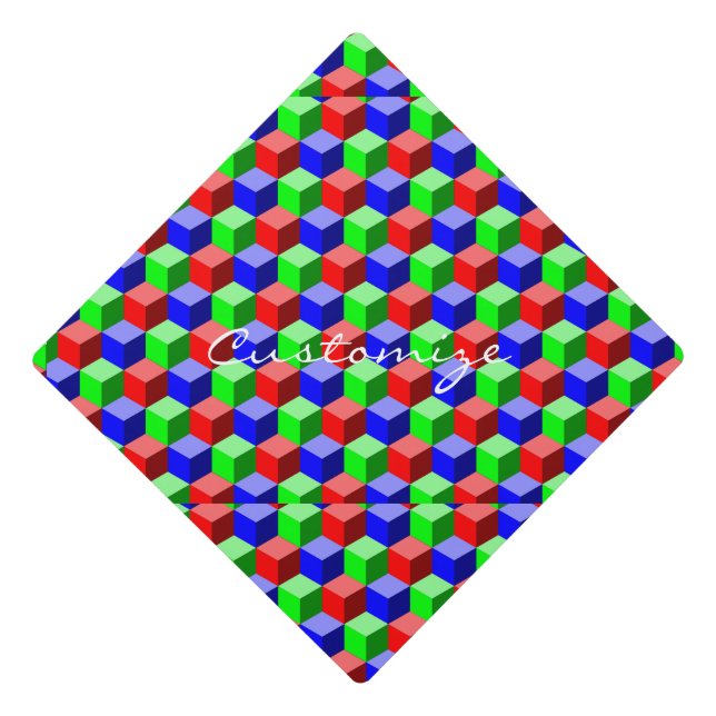 Toque De Diplômé Colorful Building Block Thunder_Cove (Devant)