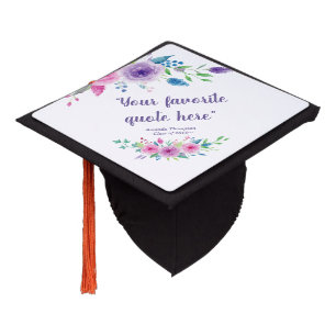 Toque De Diplômé Combinaison de couleur ultra-violet florale person