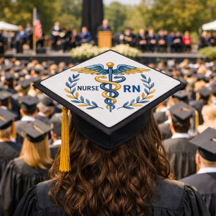 Toque De Diplômé Conception de casquette de fin d'études d'infirmiè