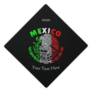 Toque De Diplômé Conception de la casquette de graduation du drapea