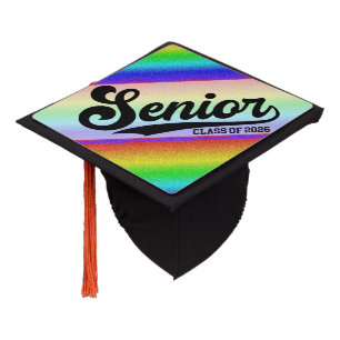 Toque De Diplômé Conception de script de la promotion 2026 à paille