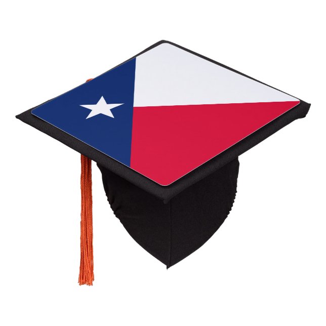 Toque De Diplômé Conception du drapeau de l'État du Texas (Incliné)