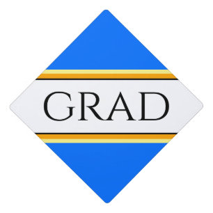Toque De Diplômé Cool Bleu clair amusant Gras Lettres Diplômées Gra