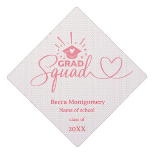 Toque De Diplômé Coquette Grad Squad Graduation Cap Topper
