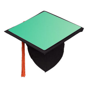 Toque De Diplômé Couleur seulement Gradients - vert océan + votre i