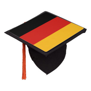 Toque De Diplômé COULEURS DE DRAPEAU ALLEMANDE + vos idées