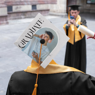 Toque De Diplômé Couverture de magazine élégante moderne   Photo de