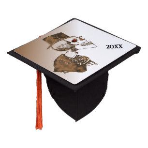 Toque De Diplômé Crâne Dapper avec année