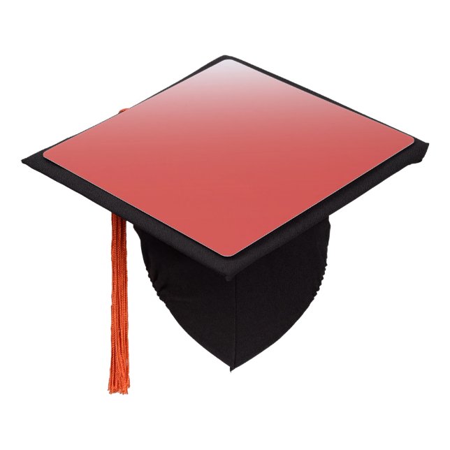 Toque De Diplômé Créez votre propre| grenadine à blanc (Incliné)