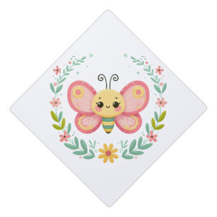 Toque De Diplômé Cute, ressort/papillon