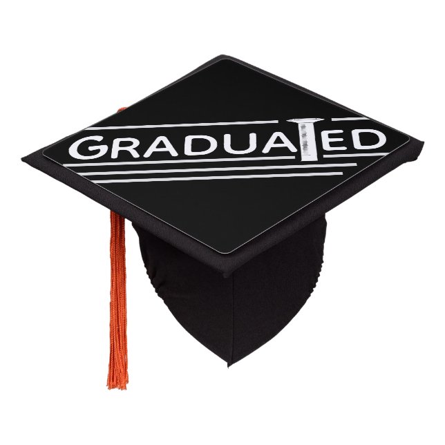 Toque De Diplômé Cylindre Gradué "Graduated" Tassel Topper (Incliné)