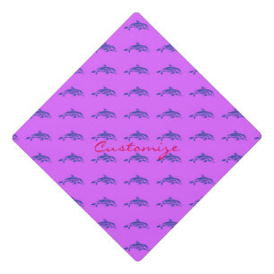 Toque De Diplômé Dauphins violets de la tribu Thunder_Cove