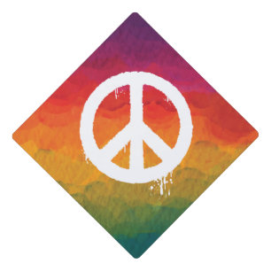 Toque De Diplômé De paix casquette Topper d'obtention du diplôme