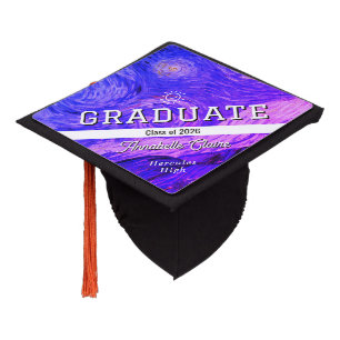 Toque De Diplômé Décoration élégante personnalisée pour toques de f
