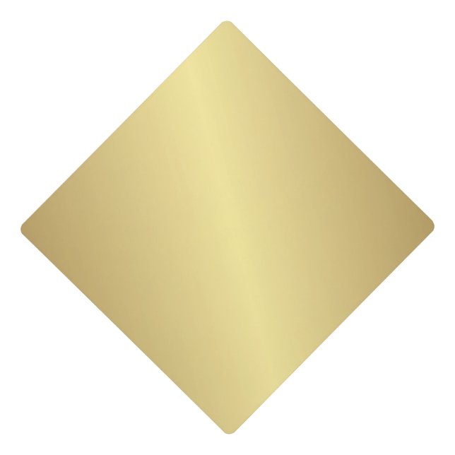 Toque De Diplômé Dégradé or prêt pour votre conception (Devant)