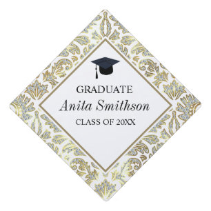 Toque De Diplômé Diamonds Damask