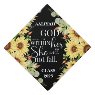Toque De Diplômé Dieu dans sa Fleur Personnaliser Tassel Topper